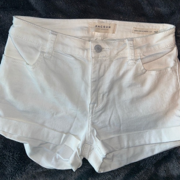 Pacsun White Jean Shorts - Picture 2 of 5